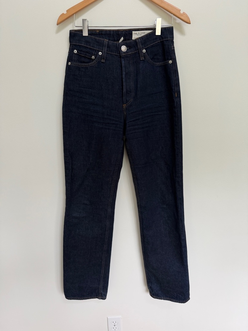 rag & bone Alex high rise straight